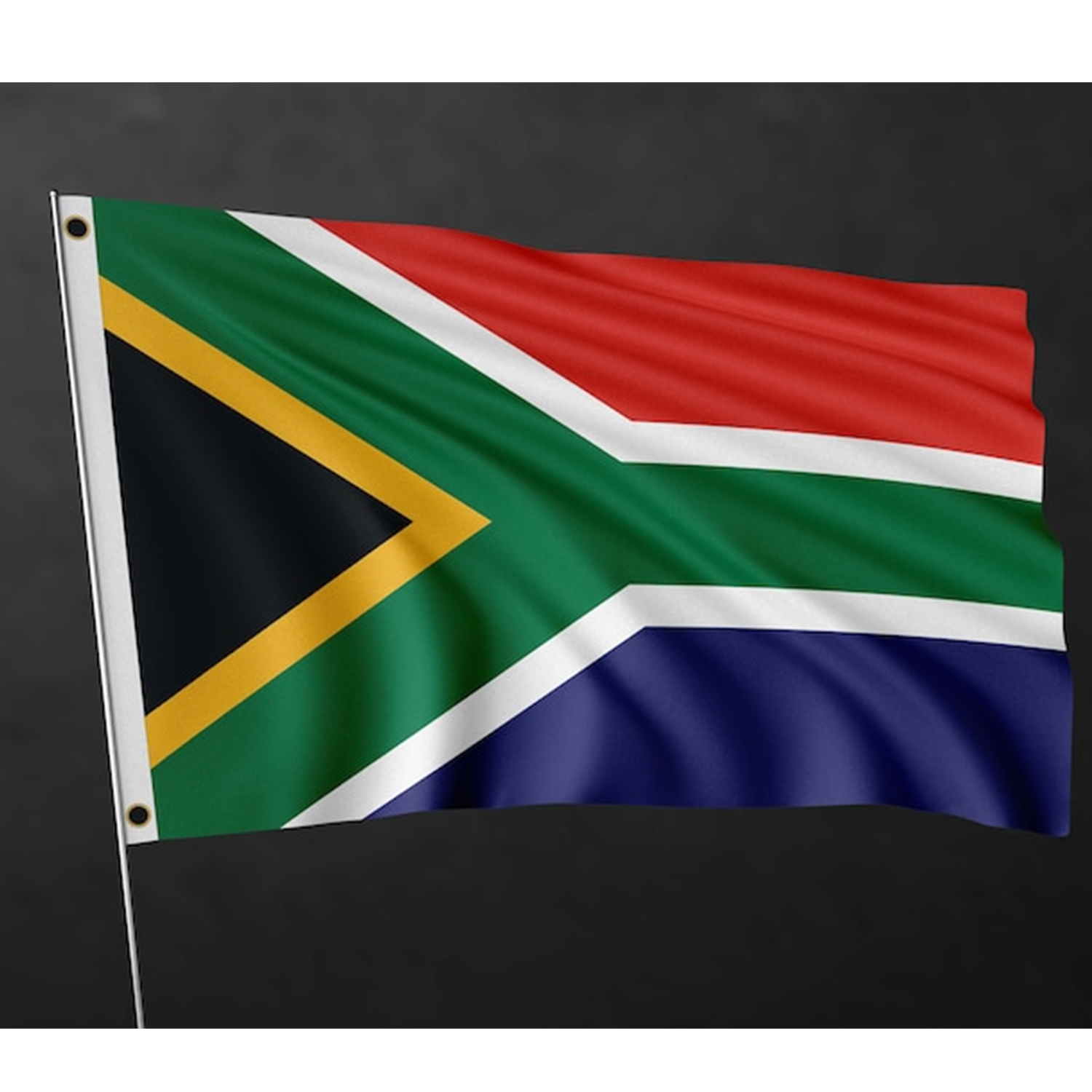 Farming Africa - 1 Stück Südafrika-Flagge aus Polyester, ideal