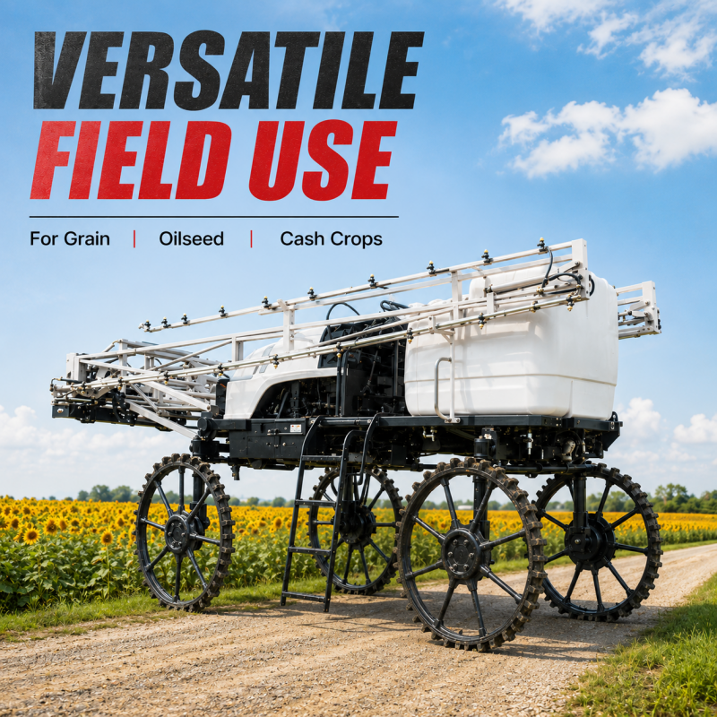 Agriculture Farming Professional - Professioneller Landwirtschafts-Pestizidsprüher mit stabilem Vierrad-Chassis für