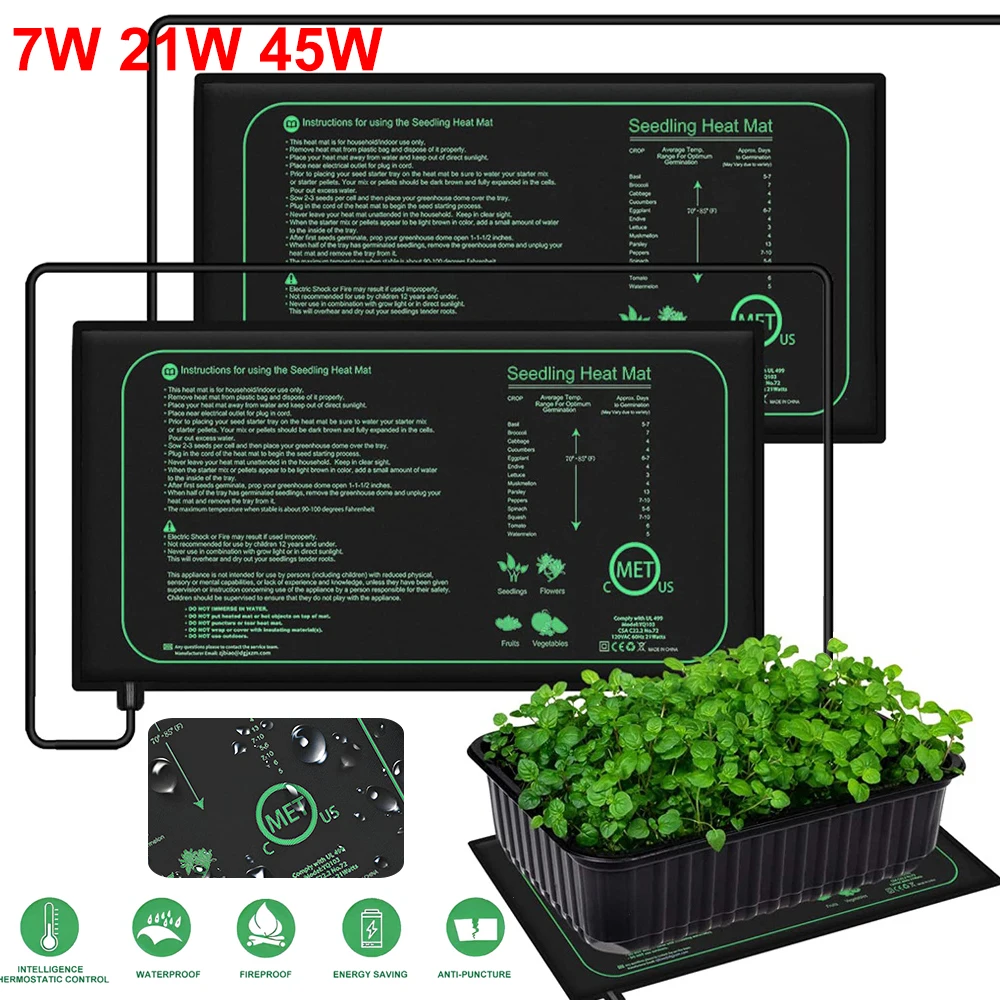 Seedling Heat Mat - 10/25/50CM Sämling Wärme Matte Zimmerpflanzen Keimung