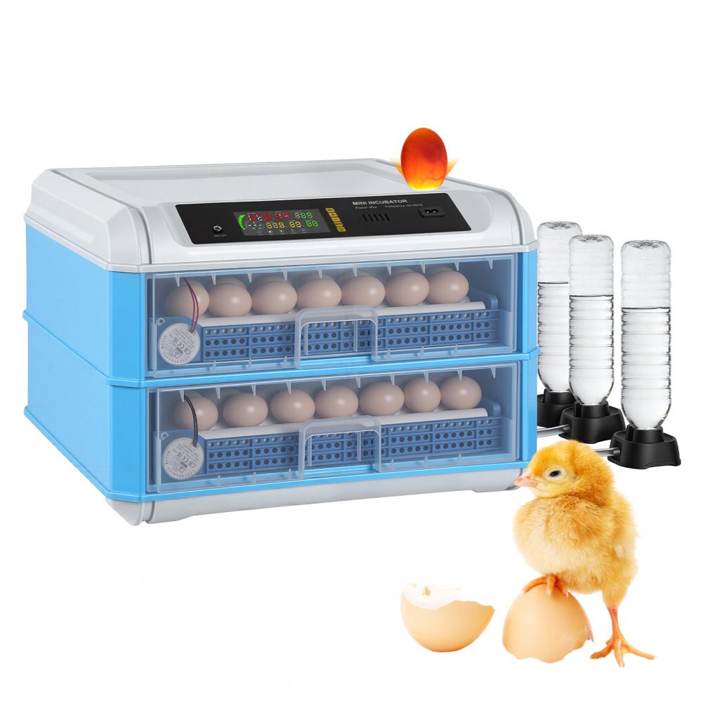 Poultry Incubator - 120 Eier-Inkubatoren, Große Automatische Eierwende- und