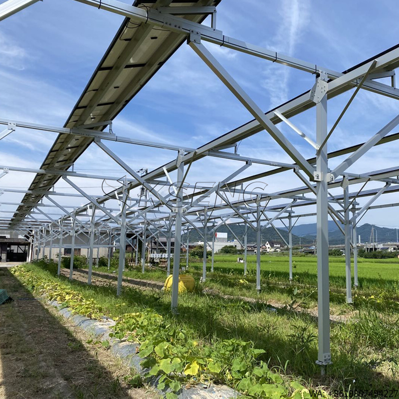 Sustainable Agriculture/Farming - Japans Neues Landwirtschaftliches Aluminium-Solarmontagesystem für Nachhaltige