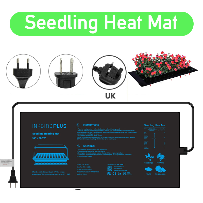 Seedling Heat Mat - 20,75 x10CM EU/US/UK/AU Stecker Sämling Wärme