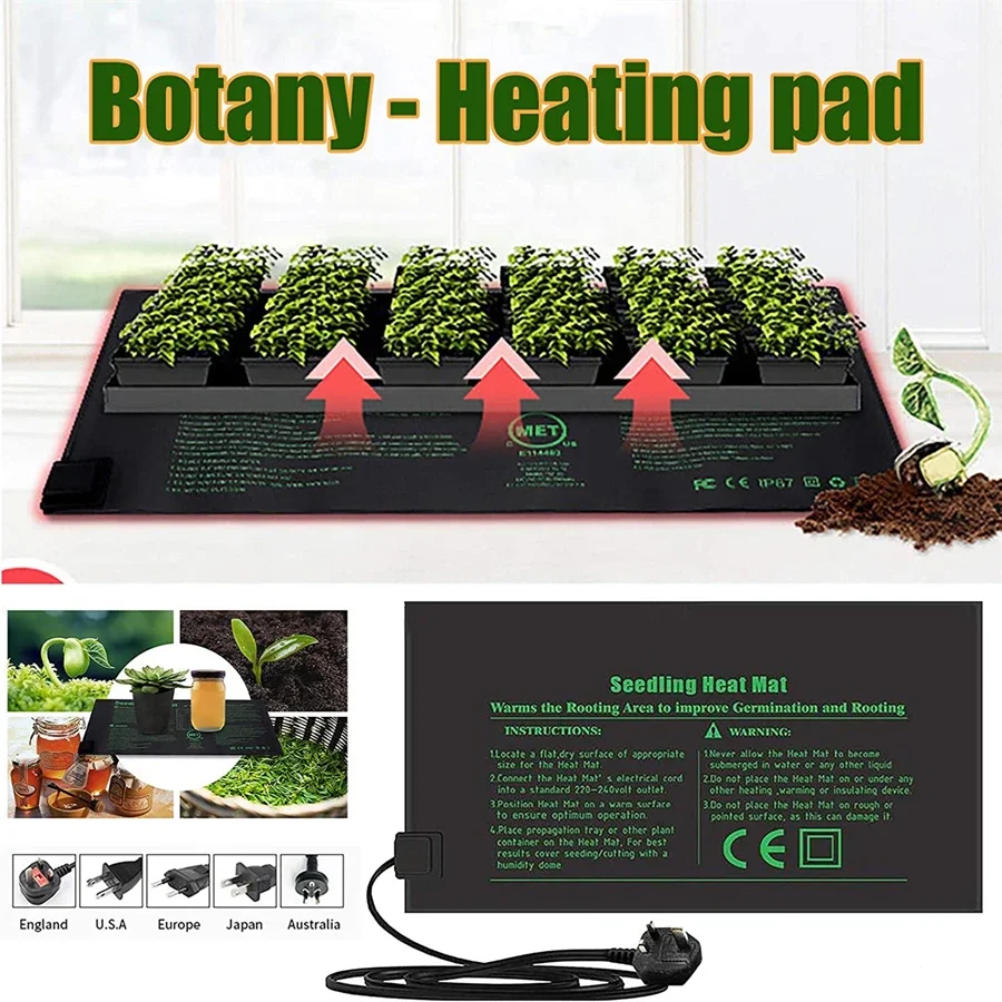 4 Größen 220 V EU-Stecker Säml – Seedling Heat Mat Bewertung und Preis