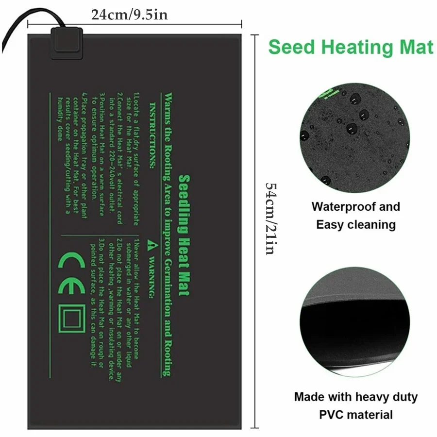 4 Größen 220 V EU-Stecker Säml – Seedling Heat Mat Bewertung und Preis