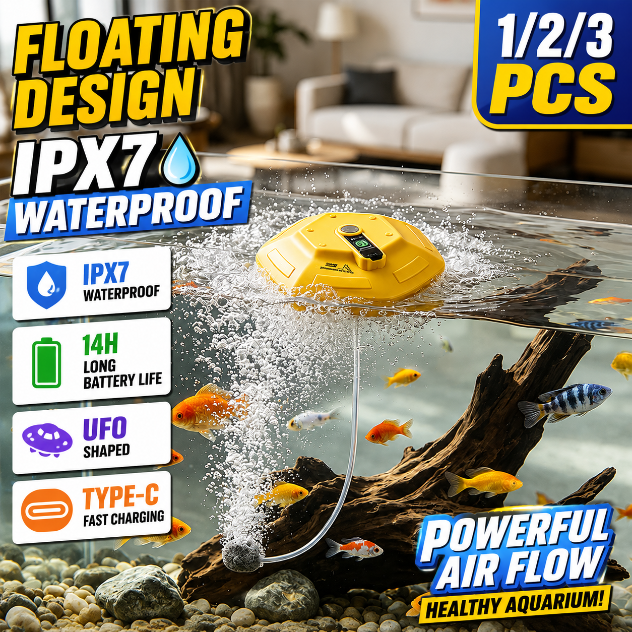 Schwimmende Fischerei-Belüftun – Fish Pond Aerator Bewertung und Preis