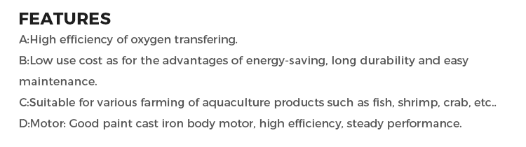 Fischteich-Aquakulturmaschine, – Fish Pond Aerator Bewertung und Preis