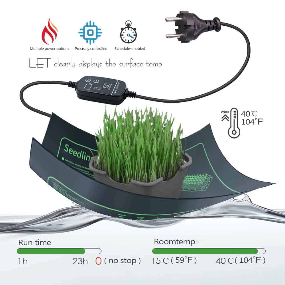 7-100w Pflanzen Heizkissen mit – Seedling Heat Mat Bewertung und Preis