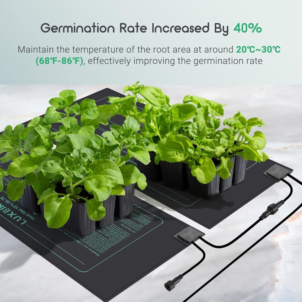 4er-Pack Saatgut-Heizmatte mit – Seedling Heat Mat Bewertung und Preis