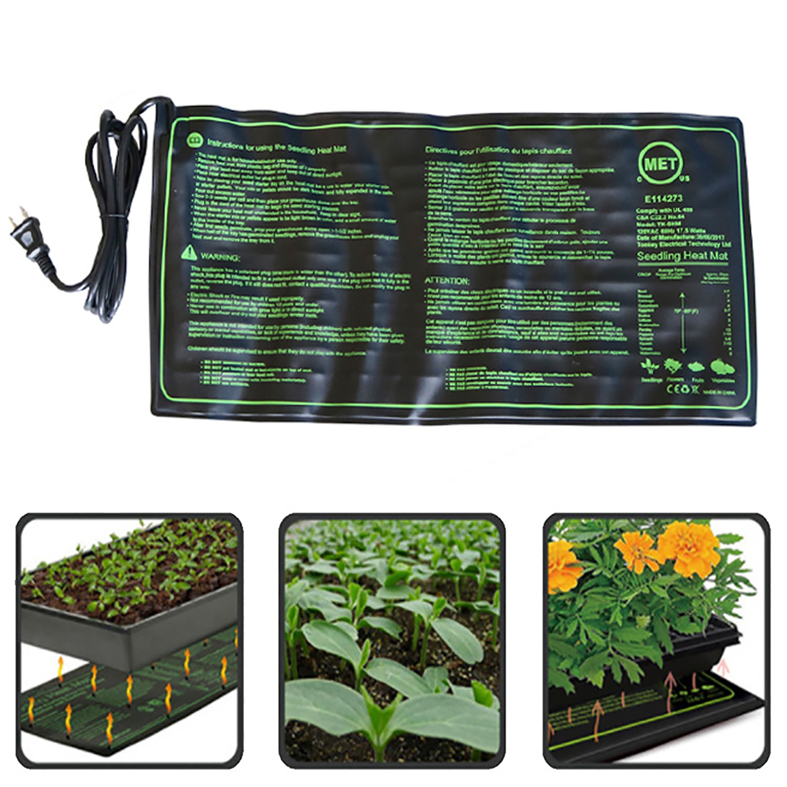 110/120/220/230V Sämling Wärme – Seedling Heat Mat Bewertung und Preis