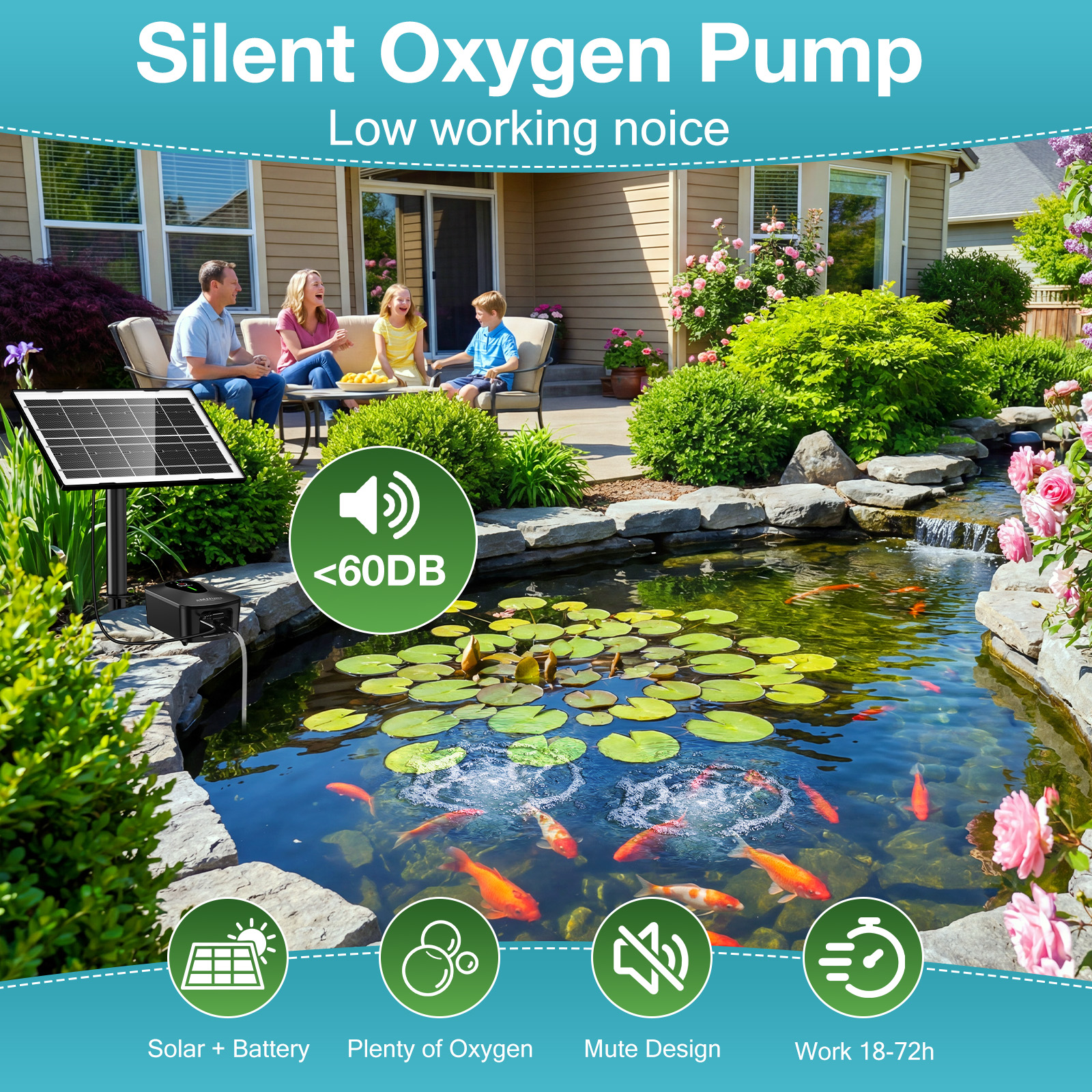 4,5W Solar-Teichbelüfter, Gerä – Fish Pond Aerator Bewertung und Preis
