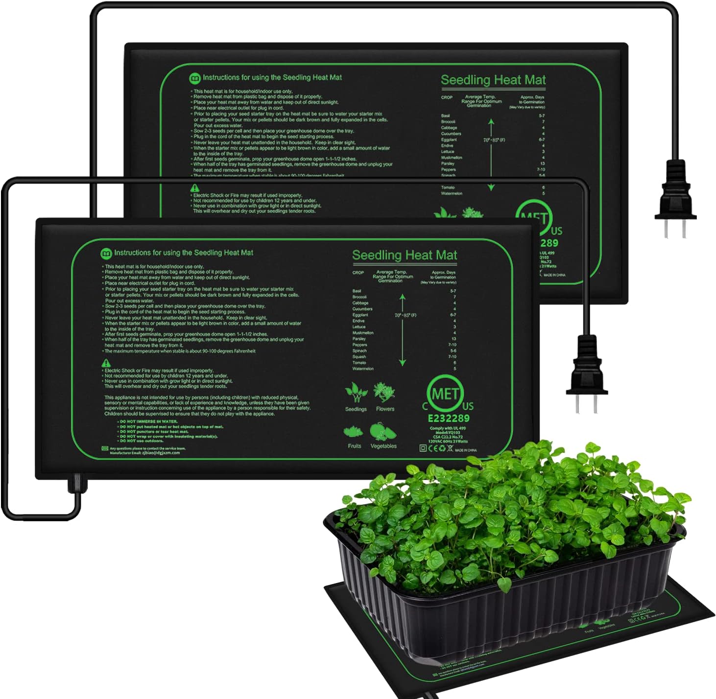 10/25/50CM Sämling Wärme Matte – Seedling Heat Mat Bewertung und Preis