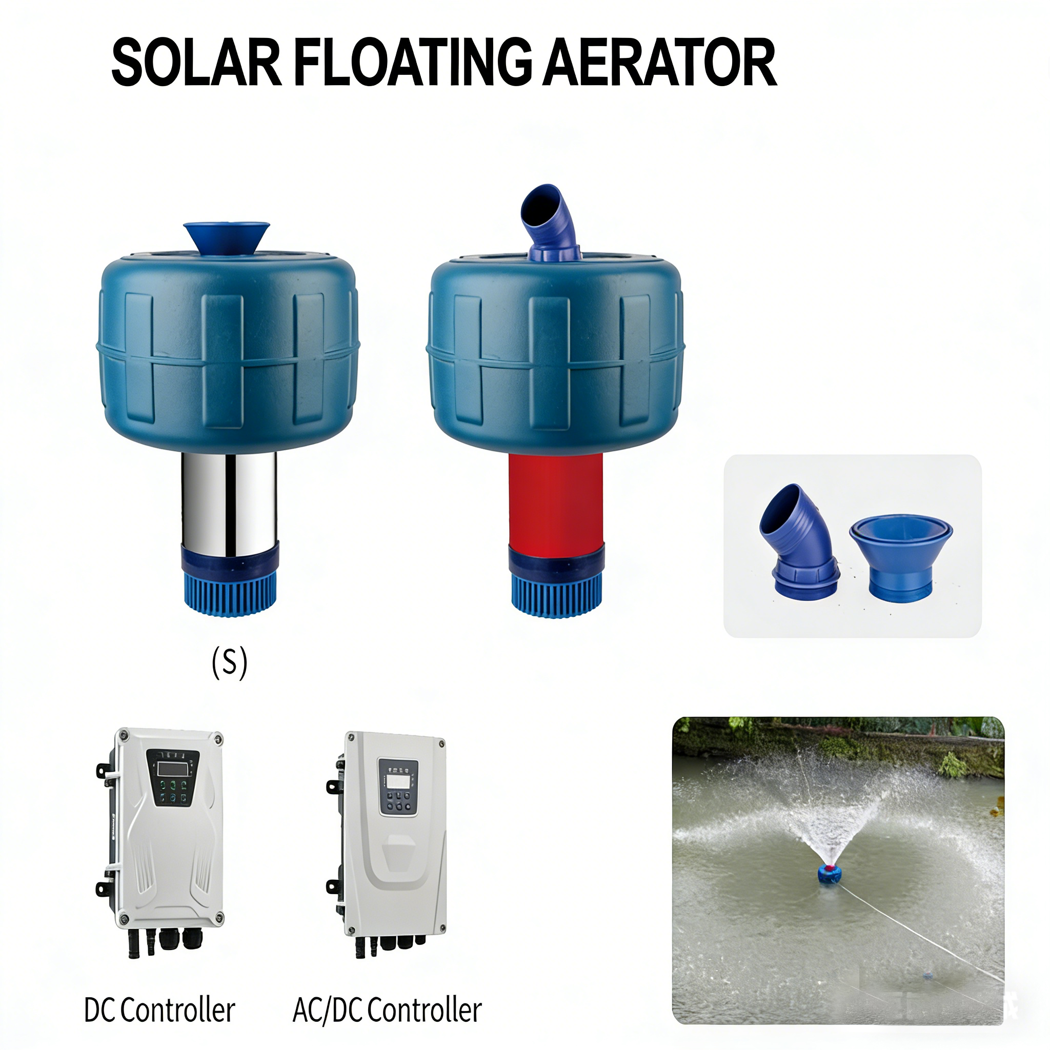 BESUN AC220V/DC300V 2200W 3PS  – Fish Pond Aerator Bewertung und Preis