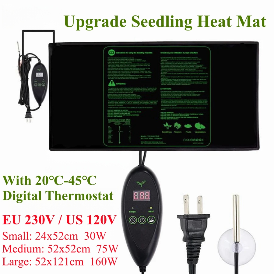 3 Größen Upgrade Sämling Wärme – Seedling Heat Mat Bewertung und Preis