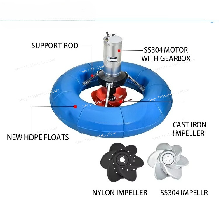 Edelstahl-Fisch- und Garnelen- – Fish Pond Aerator Bewertung und Preis