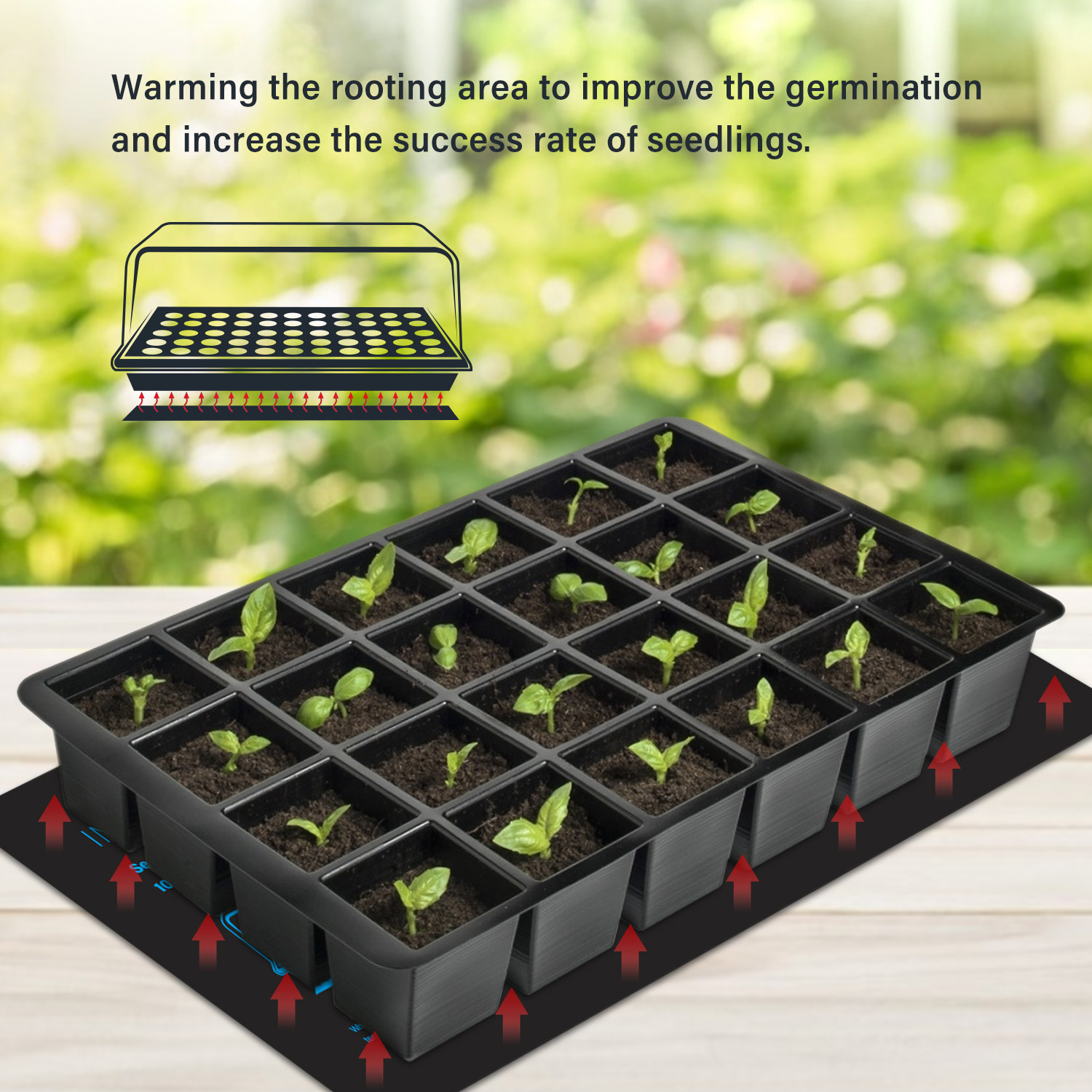 20,75 x10CM EU/US/UK/AU Stecke – Seedling Heat Mat Bewertung und Preis