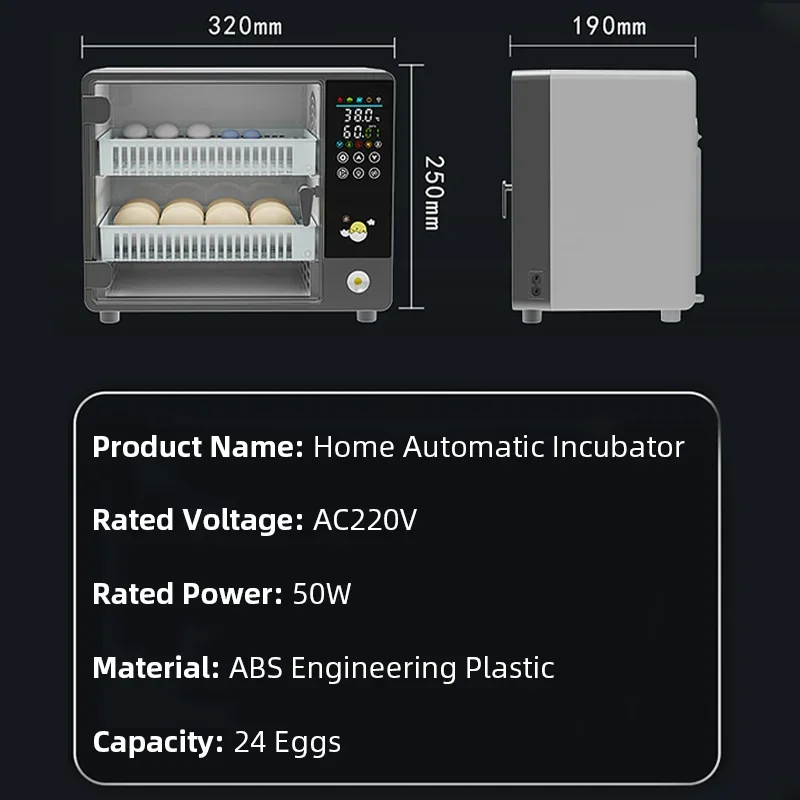 Intelligenter Automatischer Ei – Poultry Incubator Bewertung und Preis