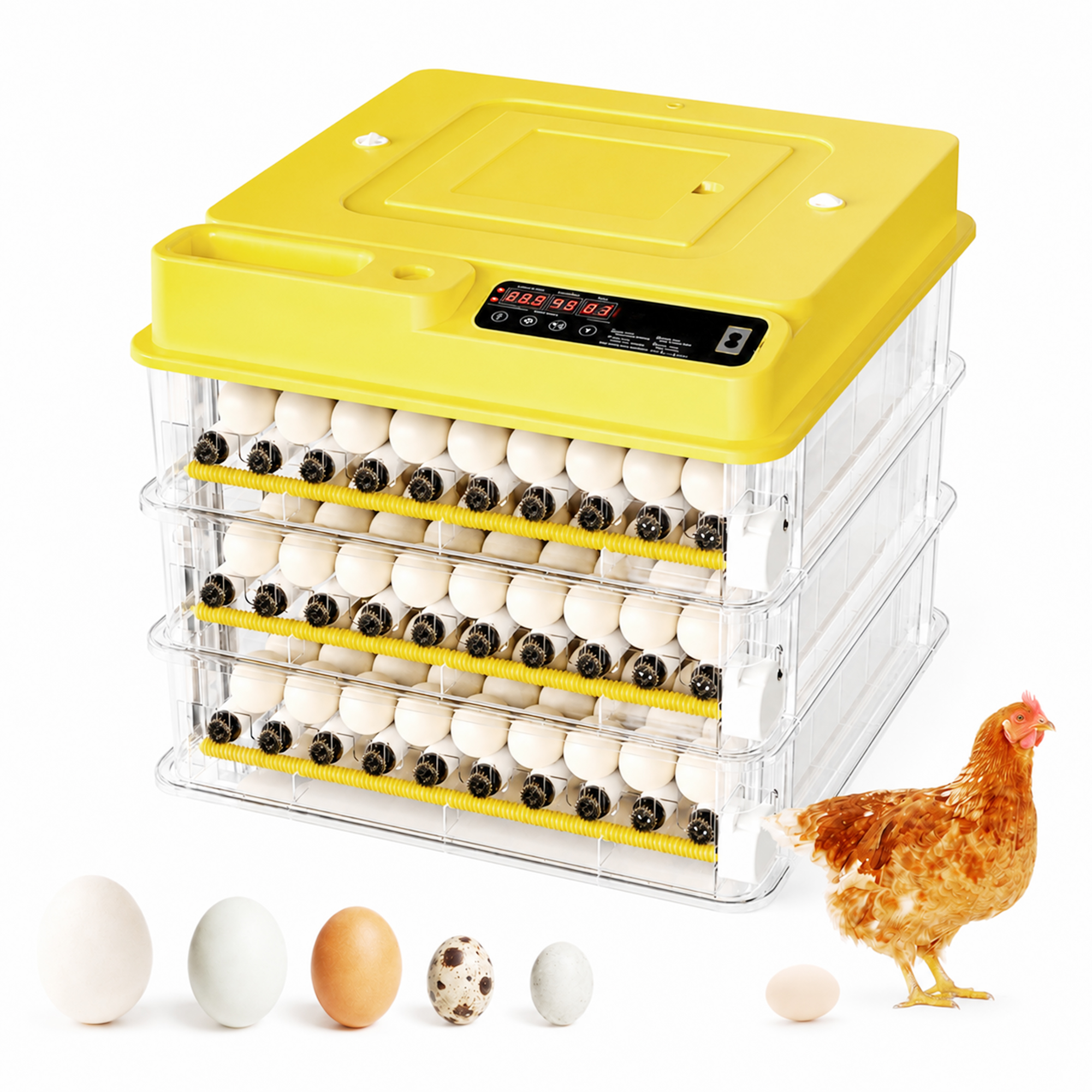 Automatischer 3-stufiger Eieri – Poultry Incubator Bewertung und Preis