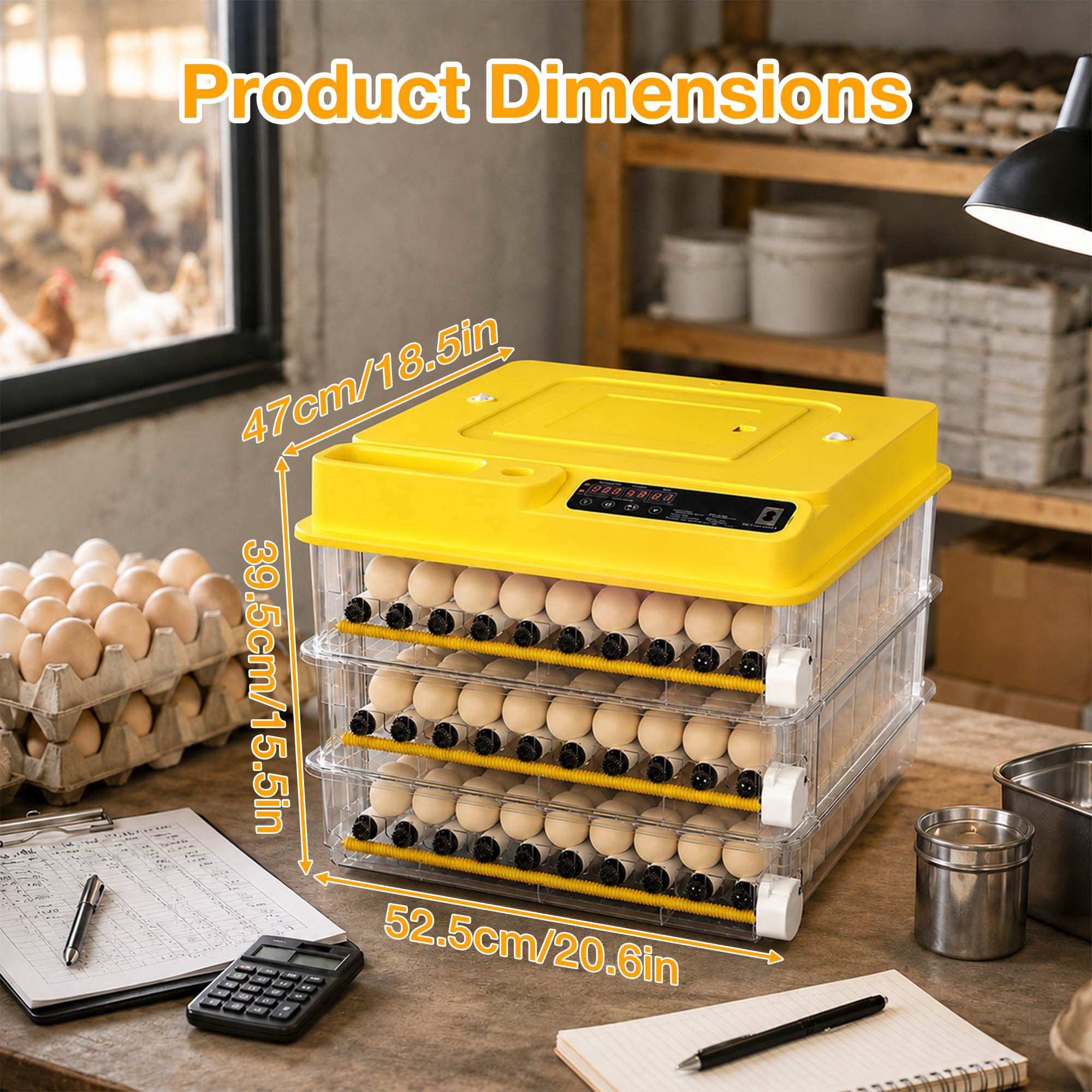 Automatischer 3-stufiger Eieri – Poultry Incubator Bewertung und Preis