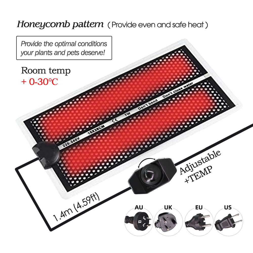 5–20 W Garten-Sämlinge, Heizki – Seedling Heat Mat Bewertung und Preis